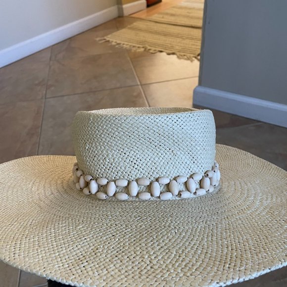 BTB Los Angeles Evie Beaded Straw Hat main image 5
